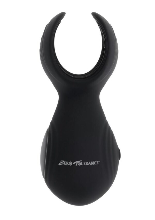 Give yourself a helping hand with this vibrating handy-helper that lets you relax while the toy does all the work. Grip the comfy ergonomic textured base and slip in and out of the flexible silicone cradle as it encircles you with multi-speed vibrations for a hands-down orgasmic experience.  Height: 4.93andrdquo;