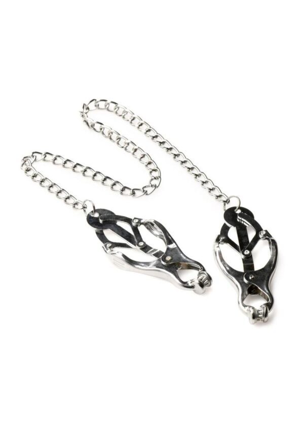 Add a new level of meanness and pain to your nipple play with these Tyrant spiked clover clamps! The meanest of our collection