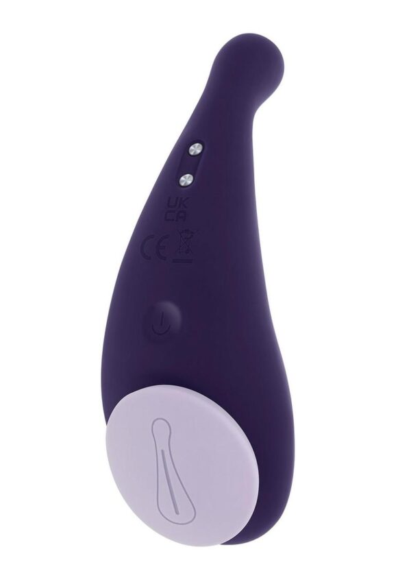 Throw a private pleasure party just for you with this advanced remote controlled panty vibe. The rounded wedge shape contours to your body with a chunky head on one side that features a pyramid for direct stimulation and a magnet on the other to secure the toy. The tail ends in a small rounded ball that stimulates the perineum and beyond. Enjoy steadfast wiggle-proof vibrations on the go as you control your experience from up to thirty feet away. 9 vibrating speeds andamp; patternsMade from silicone andamp; ABS plasticPhthalate andamp; latex freeHeight: 4andrdquo;