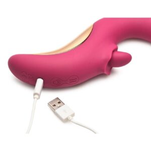 this power-packed toy has amazing features to discover! The shaft thrusts and vibrates while inside you so you don`t even have to use your hands to do the work! It has 2 speeds and 7 patterns of thrusting and vibration to choose from. While you`re enjoying the buzzing pounding