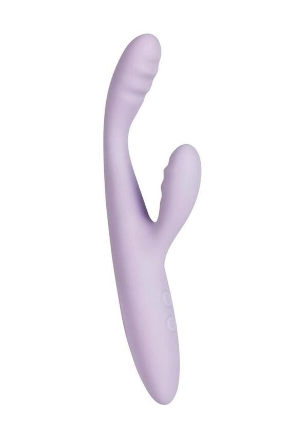 CICI+ 2APP-CONTROLLED SLIM RABBIT VIBRATOR  Enjoy blended G-spot and clitoral orgasms in an ultra-slim design. Boost arousal as the heating function warms to 38&amp;#xb0;C.  Pair with the SVAKOM App for extra solo and partnered play options. Resume on the last mode used and avoid accidental turn-ons.  Leap ahead with Cici+ 2. Made from liquid silicone
