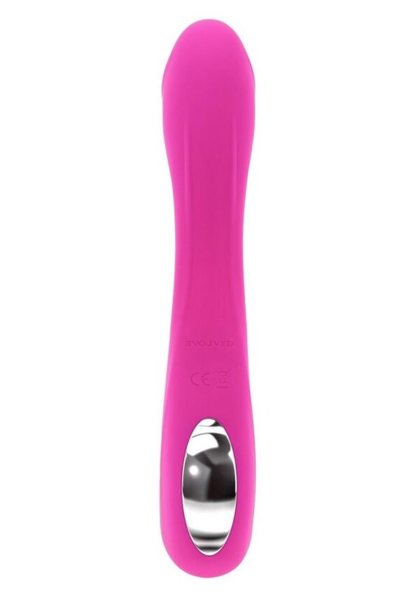 This elegant multi-speed vibe is expertly designed to reach the G-spot with its gently arched