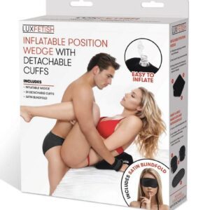 the Inflatable Position Wedge serves as a reliable sex positioning enhancer