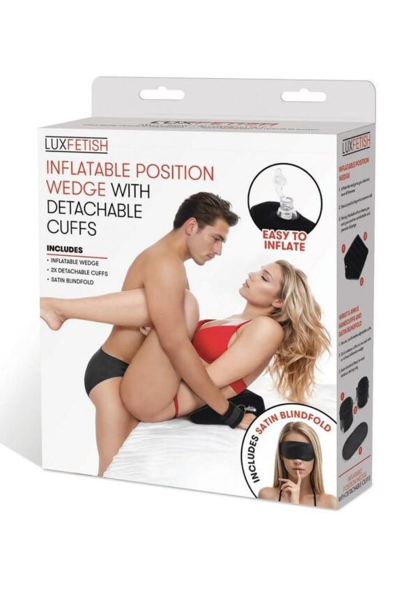 the Inflatable Position Wedge serves as a reliable sex positioning enhancer