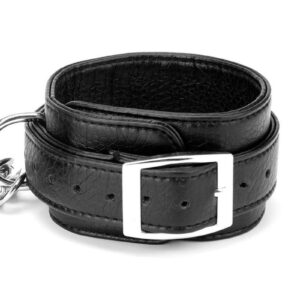 adjustable buckle cuffs cater to various body sizes and preferences for a comfortable fit. Secure D-ring connectors offer stability and safety during play