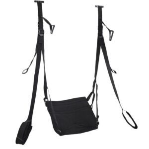 Indulge in adventure with the Pivotandtrade; Deluxe Door Jam Sex Sling designed for couples craving boundless pleasure behind closed doors. Crafted with enhanced features for unparalleled comfort and versatility