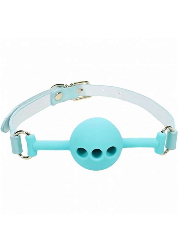 You love a naughty game? Keep you lover quiet with the Paris Collection Breathable Ball Gag by Ouch!. This gag has quality bonded leather adjustable straps for a one size fits all