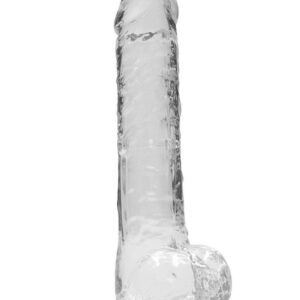 This REALROCK CRYSTAL CLEAR model has been designed with realistic balls for an enhanced lifelike experience. All come with a sturdy suction cup so you can stick it to practically any smooth surface. All REALROCK CRYSTAL CLEAR are phthalate-free