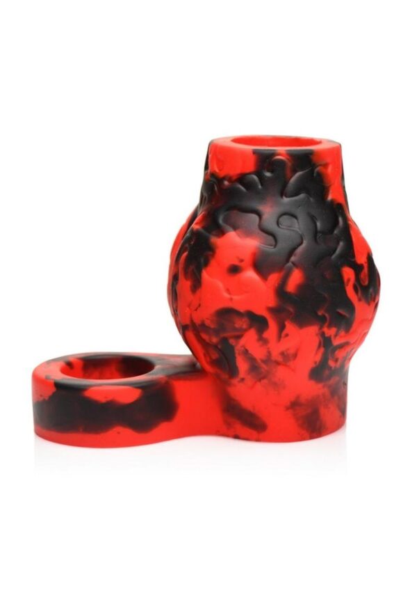Become the wolf of your partner`s dreams with this Hell Hound sleeve and ball stretcher! It fits over your shaft