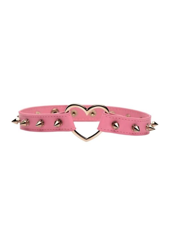 Flag your kinky side or use this as an edgy fashion accessory! This spiked collar snakes any neck look great