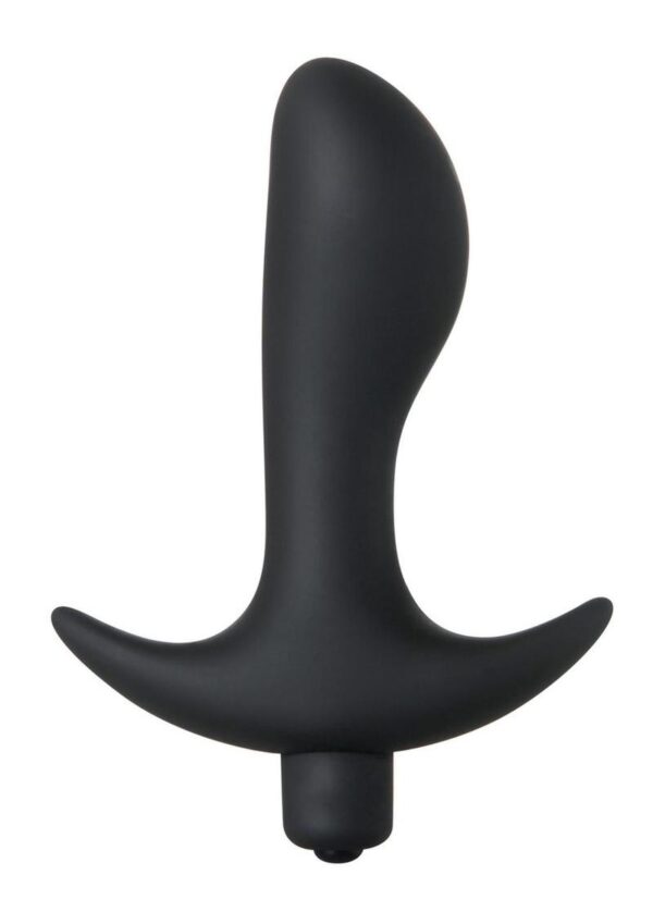 With an asymmetrical thumb-shaped tip and flared safety base