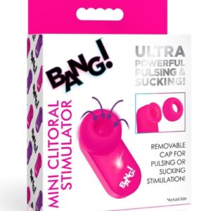 ABS Plastic Color: Pink Key Features:  Premium silicone Rechargeable 5 speeds of stimulation Silicone attachment is removable for pulsing or sucking stimulation Waterproof Phthalate-free