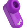 Bang! Mini Clitoral Silicone Rechargeable Stimulator - Purple - Image 3