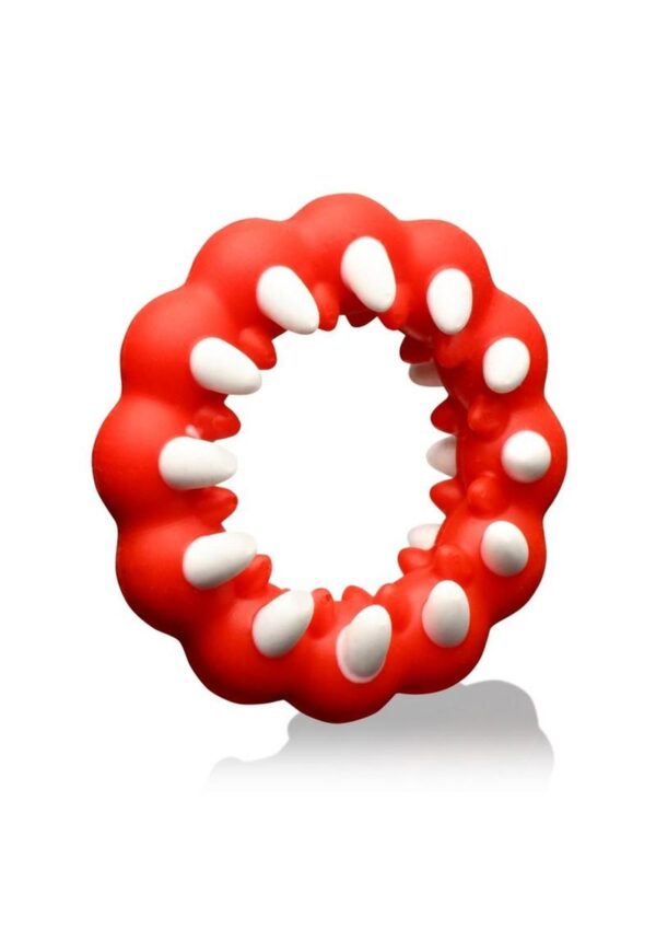 Measurements:Overall: 2.5 L x 2.5 WInner diameter (unstretched): 1.4 (35mm) Materials: Silicone Color: Red