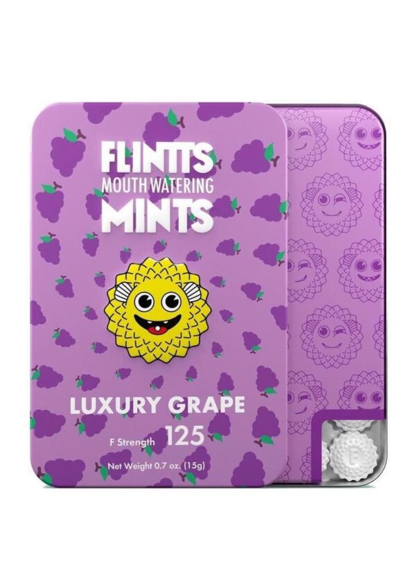 juicy and slightly tart. Easygoing sparkle and delicate mouthwatering effect. Traditionally given as gifts - even to oneself. Flintts Mints are quick-dissolving mints that make your mouth water in order to combat Dry Mouth. Also quite useful when preparing for oral fun! Saliva includes minerals that keep your teeth hard as well as digestive enzymes that clean the surface of your mouth. Over time