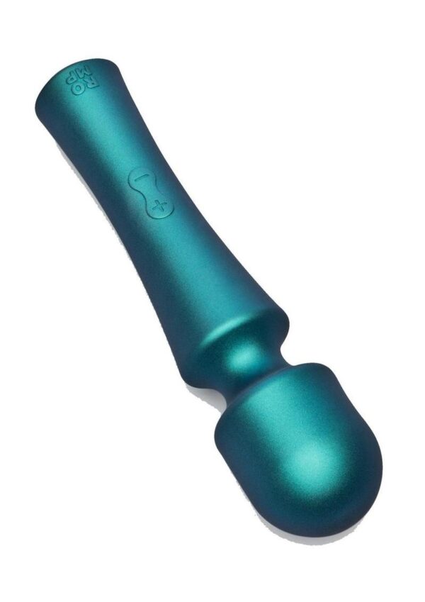 Meet ROMP Presto WAVE YOUR WAND 6 vibration levels andamp; 4 pattern modes Fun cosmic color Unique squishy head Body-safe silicone 70 mins on highest speed Rechargeable andamp; Waterproof (IPX7)