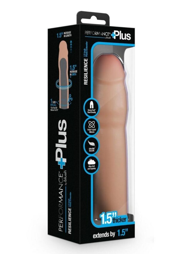 giving you the extra size needed to boost your performance. Become 1.5 inches thicker andamp; 1.5 inches longer! The Resilience Penis Extender is crafted with Sensa Feel&amp;#xae;