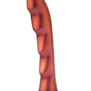 this glistening dildo makes pegging both effortless and exciting. Designed to fit securely in your favorite harness