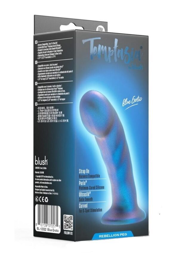 this glistening dildo makes pegging both effortless and exciting. Designed to fit securely in your favorite harness