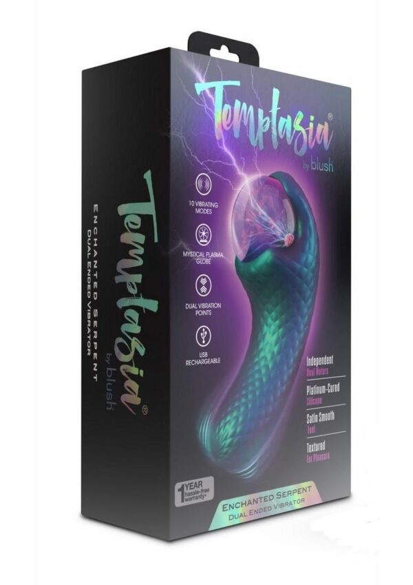 featuring a unique plasma globe that electrifies your play in a fiery lust. Each side has its own independent motor allowing you to customize your play with external or internal vibrations. Crafted from the finest silicone with a satin-smooth