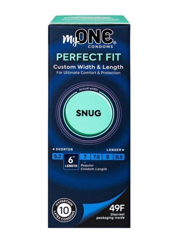 comfortable fit with ONEandreg; MyONE Snug Fit 49F Condoms. Designed for those who need a tighter fit