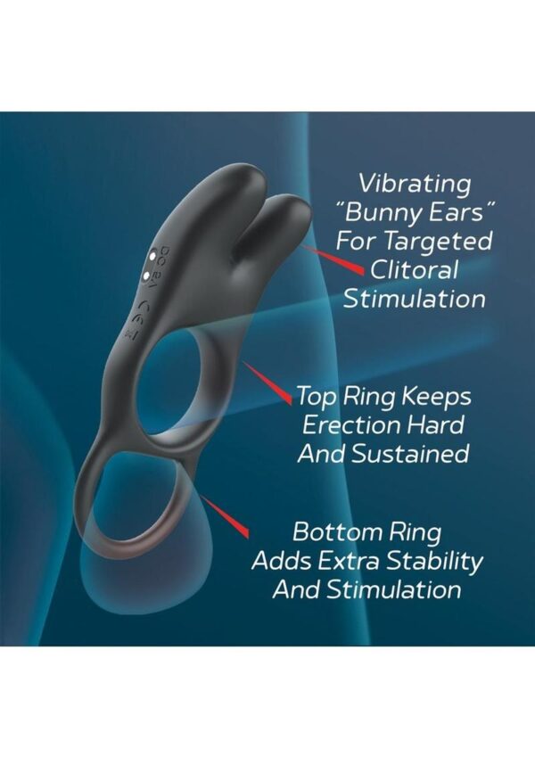 a simple one-button remote allows you to cycle through ten different vibrational patterns and intensities!Its two velvety-smooth silicone loops keep V1 securely in place. With the wider strap around your erection