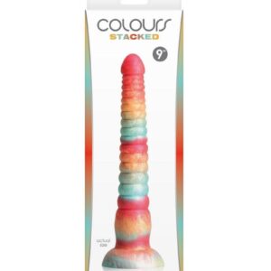 tri-colored dongs cast in superior grade liquid silicone. Satin texture provides a more satisfying sensation. Available in assorted sizes and colors. Suitable for use with all lubricants including silicone lubricant. IPX8 waterproof rating.