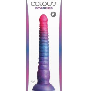 tri-colored dongs cast in superior grade liquid silicone. Satin texture provides a more satisfying sensation. Available in assorted sizes and colors. Suitable for use with all lubricants including silicone lubricant. IPX8 waterproof rating.