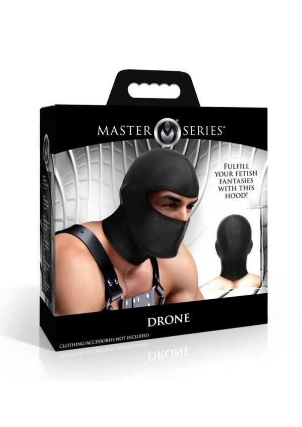 enhancing the mystery while keeping the wearer fully focused and anonymous. The mask covers both the mouth and nose