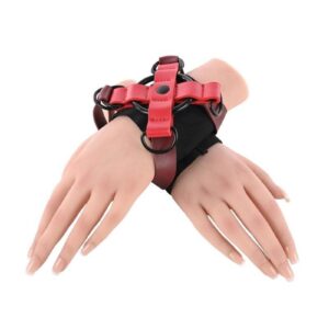 these cuffs securely bind the wrists in a crisscrossed position