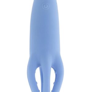 Six floppy vibrating tentacles with stimulating texture nubs are powered by one state-of-the-art multi-speed motor controlled by an ergonomic chunky curved handle. Specs:10 vibrating speeds andamp; patternsMade from phthalate andamp; latex-free silicone andamp; ABSUSB rechargeable