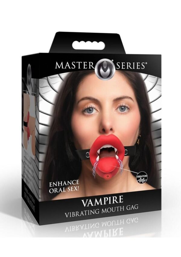 luscious lips and sharp-looking fangs