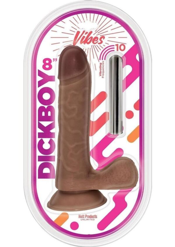 this realistic dildo will take your fantasies to new heights. CHOCOLATE COLOR Features:  REALISTIC DILDOS WITH BALLS HARNESS COMPATIBLE CONTOURED VEINS WITH REALISTIC SHAFT AND LIFE LIKE HEAD SUCTION CUP BASE 10 VIBRATION FREQUENCIES USB POWERED