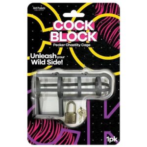 when you pull this out and lock up his cock! It`s playful fun to the extreme!Features:  One size fits all Comes with master lock and key