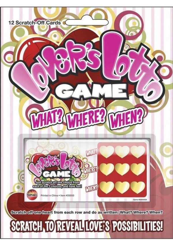 Lovers Lotto Game Scratch n Play Sex Game Carded - Image 2