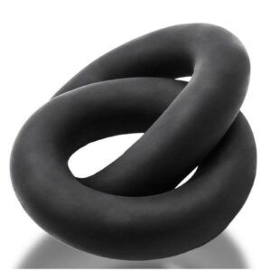 squishier formula for the hardest and darkest of play.SHACKLE rings are a double-chain-link style set of interlocked rings designed to wrap around your cock/balls in any way you can cum up with: SHACKLEandrsquo;s a cockring linked to a ball ring