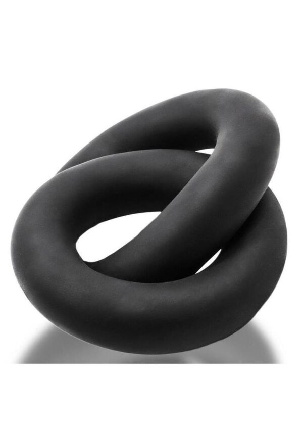 squishier formula for the hardest and darkest of play.SHACKLE rings are a double-chain-link style set of interlocked rings designed to wrap around your cock/balls in any way you can cum up with: SHACKLEandrsquo;s a cockring linked to a ball ring