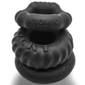 squishier formula for the hardest and darkest of play.BONEMAKER 3-pack is three OXBALLS best cockrings for 3X the bone-makingandhellip;3 ways to grip your junkandhellip;or your ballsandhellip;or both.Three designs:TRUCKT - no-roll cockring is a ribbed grippy ring perfect for your junk or stacking on your ballsandhellip;DO-NUT - dick or ballring grips tight for maximum big bone-ness.6-PACK - comfort fit cockring is rippled with a ball flange for more ball-lifting play.RIBBER-RING (TRUCKT)Height .9 / 21mmWidth: 1.75andrdquo; / 45mmLength: 1.75andrdquo; / 45mmOutside circumference: 6andrdquo; / 153mmOutside diameter: 1.75andrdquo; / 45mmInside circumference: 2.5andrdquo; / 64mmInside diameter: 1andrdquo; / 26mmWeight (product only): .7 ounces / .02 kiloSMOOTH COCKRING (DO-NUT-2)Height .5 / 13mmWidth: 2andrdquo; / 51mmLength: 2andrdquo; / 51mmOutside circumference: 6andrdquo; / 153mmOutside diameter: 2andrdquo; / 51mmInside circumference: 2.5andrdquo; / 64mmInside diameter: .75andrdquo; / 20mmWeight (product only): .5 ounces / .02 kiloRIBBED LIFTER COCKRING (6 PACK)Height (thick side): .75 / 20mmHeight (thin side): .5 / 13mmWidth: 2andrdquo; / 51mmLength: 2andrdquo; / 51mmOutside circumference: 6andrdquo; / 153mmOutside diameter: 2andrdquo; / 51mmInside circumference: 2.5andrdquo; / 64mmInside diameter: 1andrdquo; / 26mmWeight (product only): .4 ounces /.02 kiloPACKAGING SIZE/DIMENSIONS+WEIGHT:Weight (product and packaging): 1.8 ounces / .06 kiloPackage Length: 5.75andrdquo; / 146mmPackage Width: 5.5andrdquo; / 140mmPackage Depth: .9andrdquo; / 21mmDesigned in Los Angeles