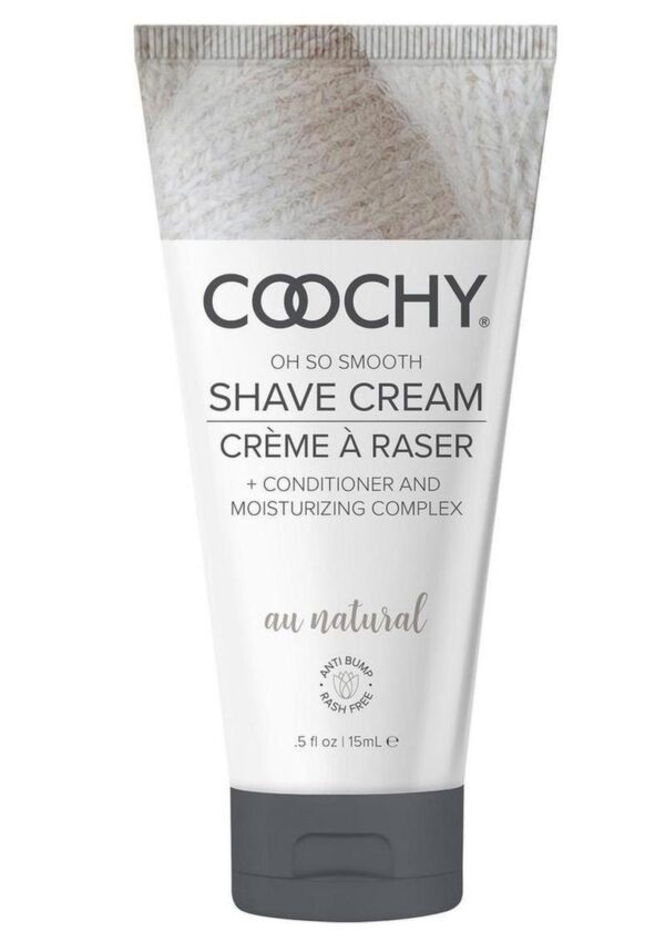 Coochy Shave Cream Au Natural .5oz Sampler Tube - Image 2