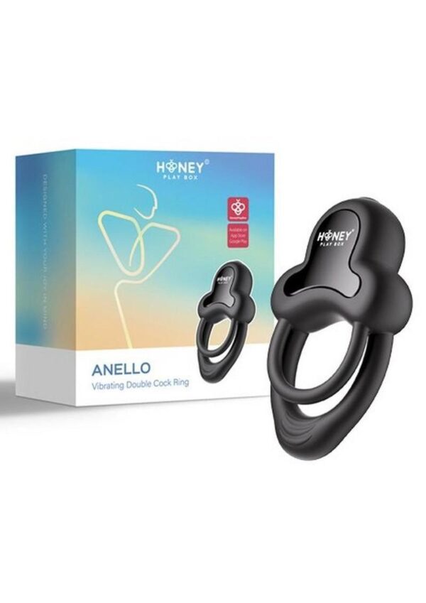 while the larger ring provides firm support for his testicles