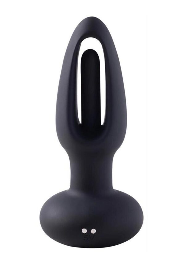 Flapping Butt Sex Toy Vibrating Anal PlugLooking to refresh your anal sex experience? Fire up your booty-shaking mood with SNUGGY`s vibrations. This sexy anal plug is designed to trigger steamy butt pleasure and overwhelm your anal nerves with ecstasy. Ride on SNUGGY and reach new heights of heavenly backdoor thrills.n10 Powerful Flapping andamp; 7 VibratingSNUGGY is characterized by its unique hollow tapered silhouette and petite robust shaft that flaps back and forth in 10 patterns