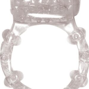 These glow-in-the-dark vibrating penis ring and clitoral stimulator provides continuous orgasmic pleasures. 20 minutes of continuous action. With an easy on and off rotating dial. One size fits all. 12 piece counter display.