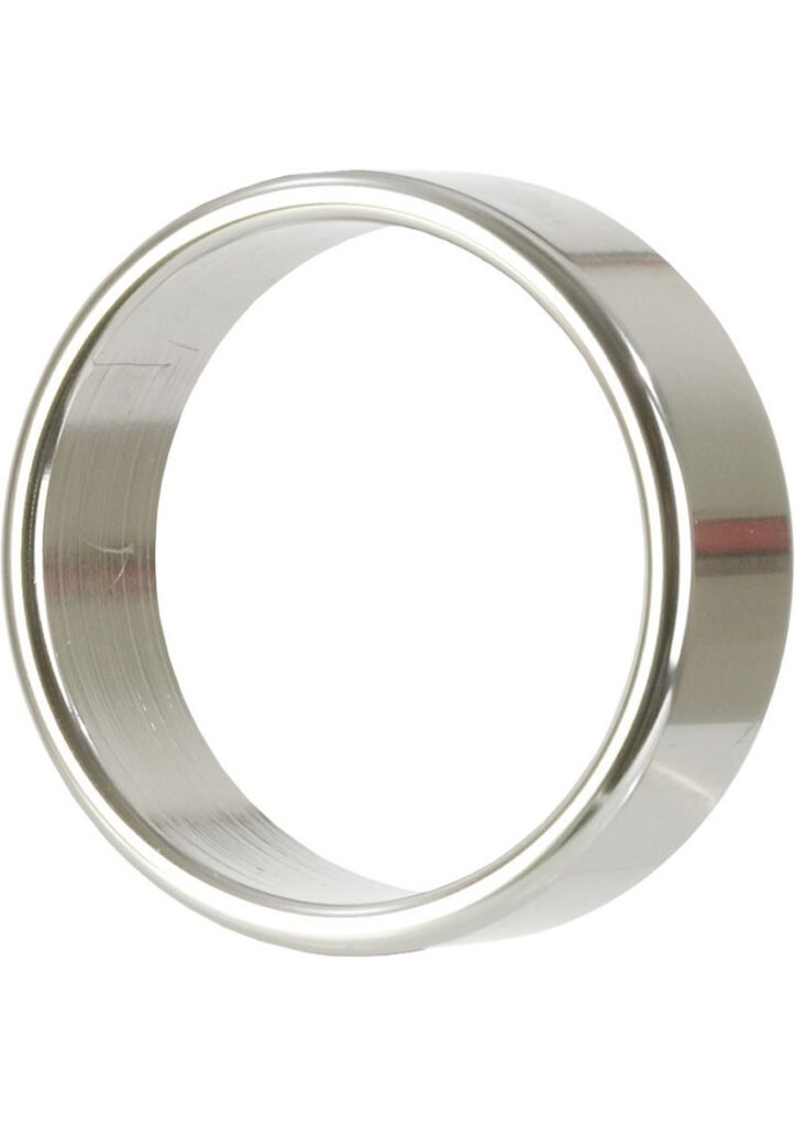 1.75x .75/4 cm x 2 cm. Smooth and seamless metallic enhancement rings. Aluminum.