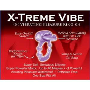 and let the sensual and titillating vibrations boost you and your partner into erotic euphoria! experience to new heights. XTREME VIBE- Tongue Collection Please and Tease your partner into Erotic Bliss with the Xtreme Vibe Pleasure Ring Collection. Comes in 3 Erotic Styles to choose from to fit the styles and desires to pamper your lover into an Erotic Frenzy Collect all 3! Pierce Tongue
