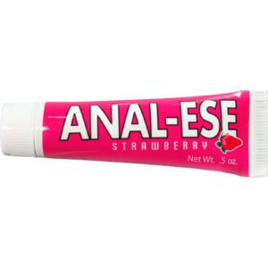 The Original Anal-Ese with an exciting NEW FLAVOR. Desensitizing lubricant. Where less painful anal penetration is desired. Strawberry flavored and scented.