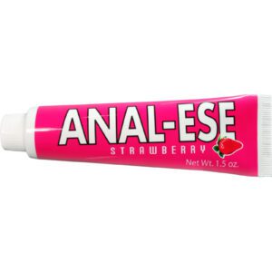 The Original Anal-Ese with an exciting NEW FLAVOR. Desensitizing lubricant. Where less painful anal penetration is desired. Strawberry flavored and scented.