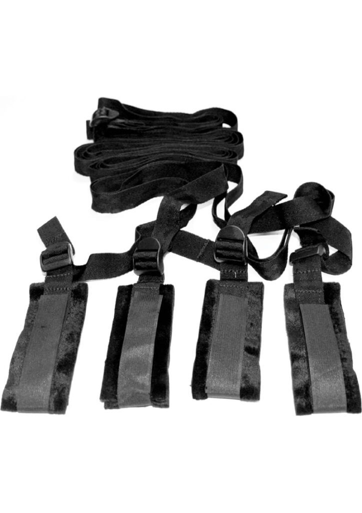 4 - 60 inch (152 cm.) adjustable straps with cuffs. 1 - 60 inch (152 cm.) connector strap.
