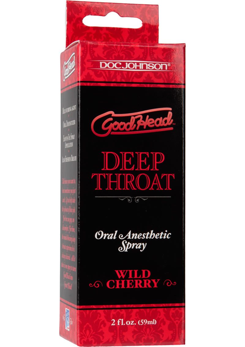 but many people find it difficult to accommodate their partner`s full manhood. Doc Johnson presents GoodHead Deep Throat Spray
