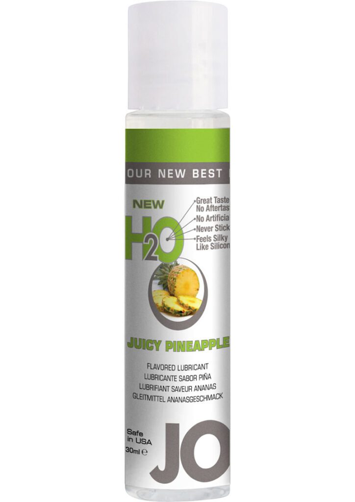 No aftertaste- No Artificial Sweeteners- Never Sticky or Tacky- Washes off easily with water- 100% latex safe