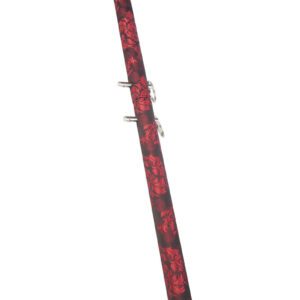 A heavy-duty metal bar wrapped in designer